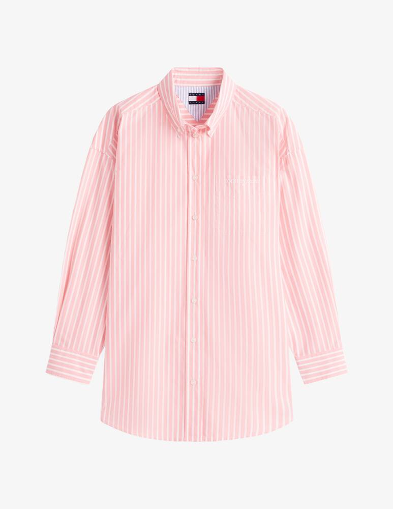 rinascente Tommy Jeans Poplin stripe shirt