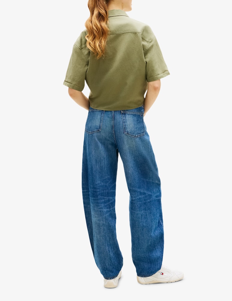 rinascente Tommy Jeans Camicia lino con nodo