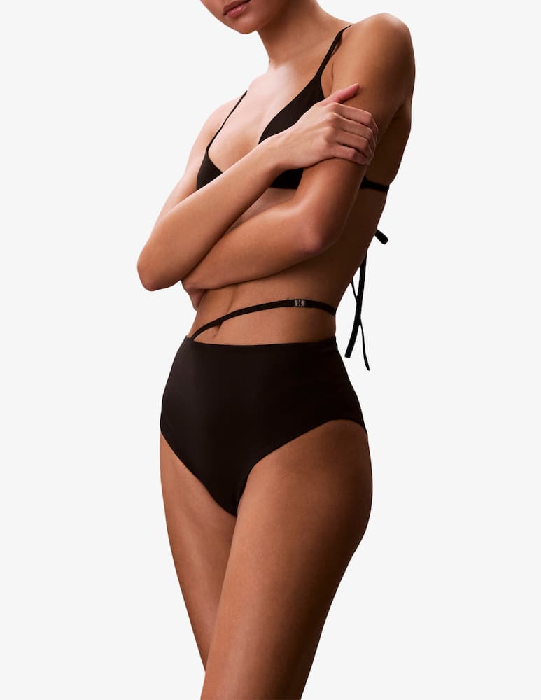 rinascente Calvin Klein High waist bikini bottom with belt