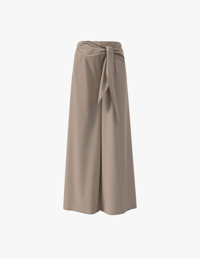rinascente Calvin Klein Tie waist wide leg trousers