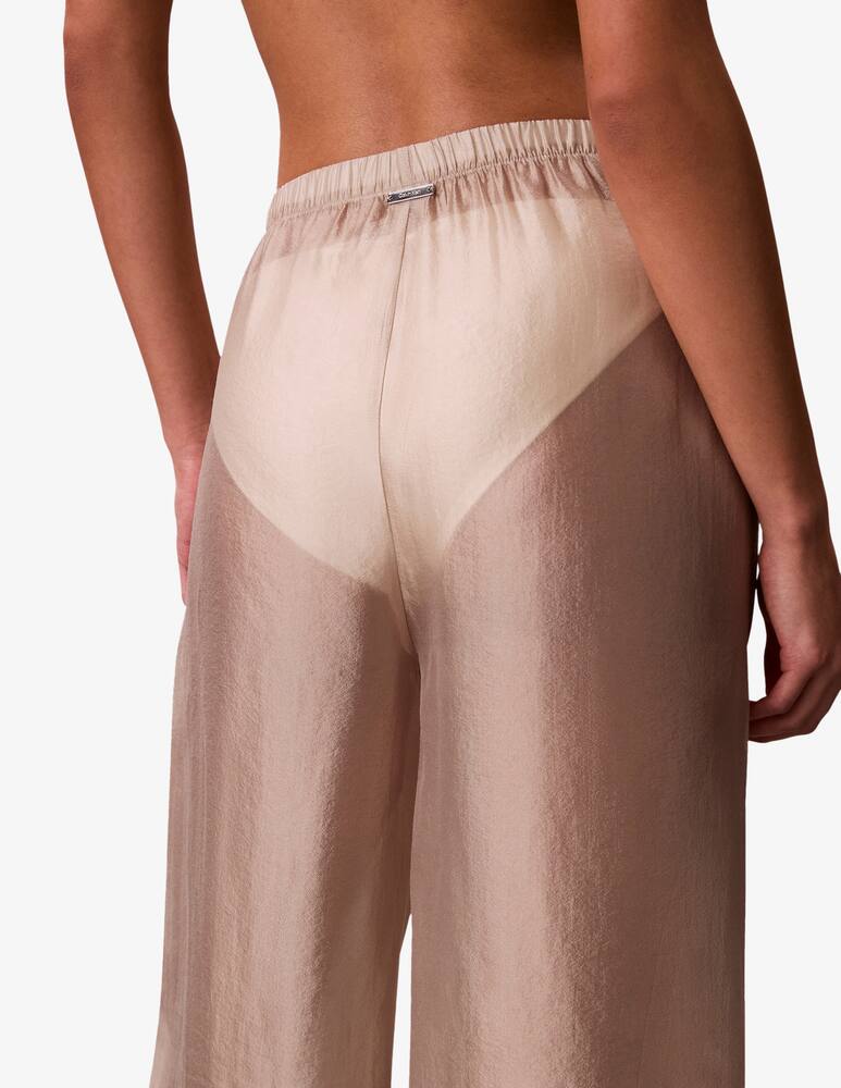 rinascente Calvin Klein Tie waist wide leg trousers