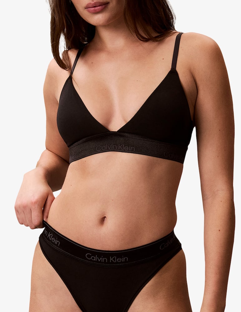 Calvin Klein Lightly lined triangle bra - picture 2 Calvin Klein Lightly lined triangle bra - picture 2