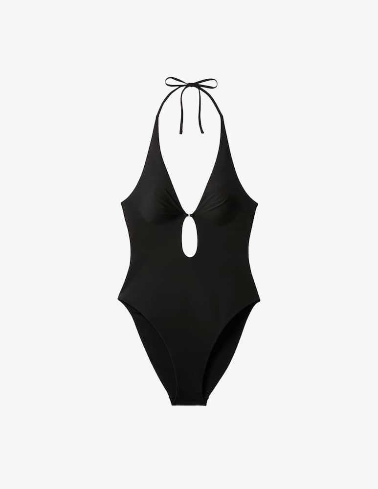 rinascente Calvin Klein Plunge one piece swimsuit