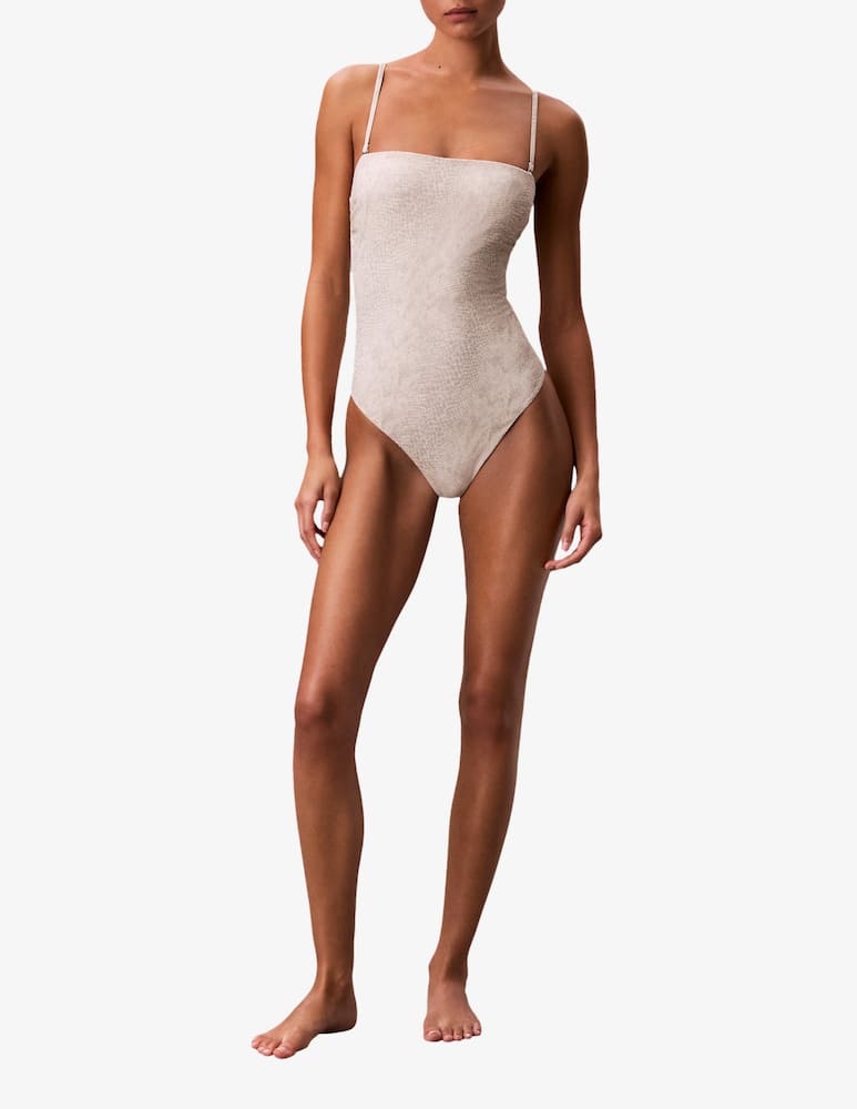 rinascente Calvin Klein Strapless one piece swimsuit