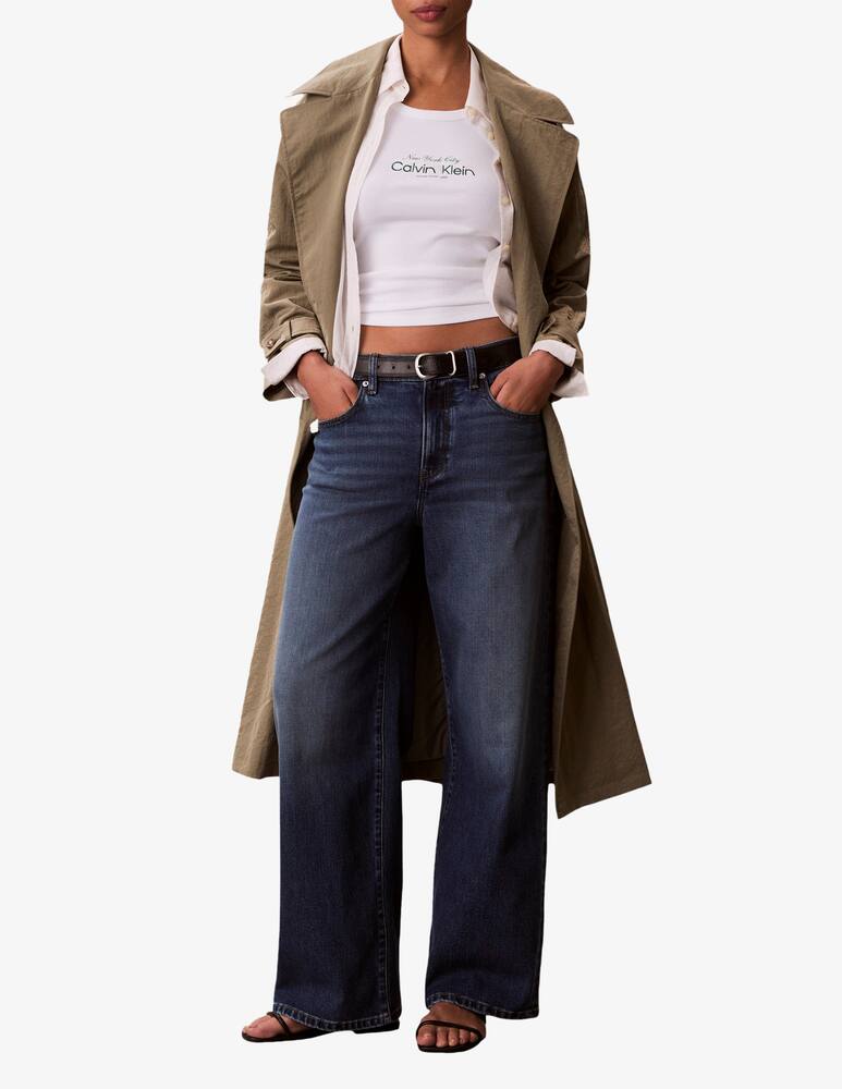 Calvin Klein Jeans Canottiera a coste - immagine 2 Calvin Klein Jeans Canottiera a coste - immagine 2