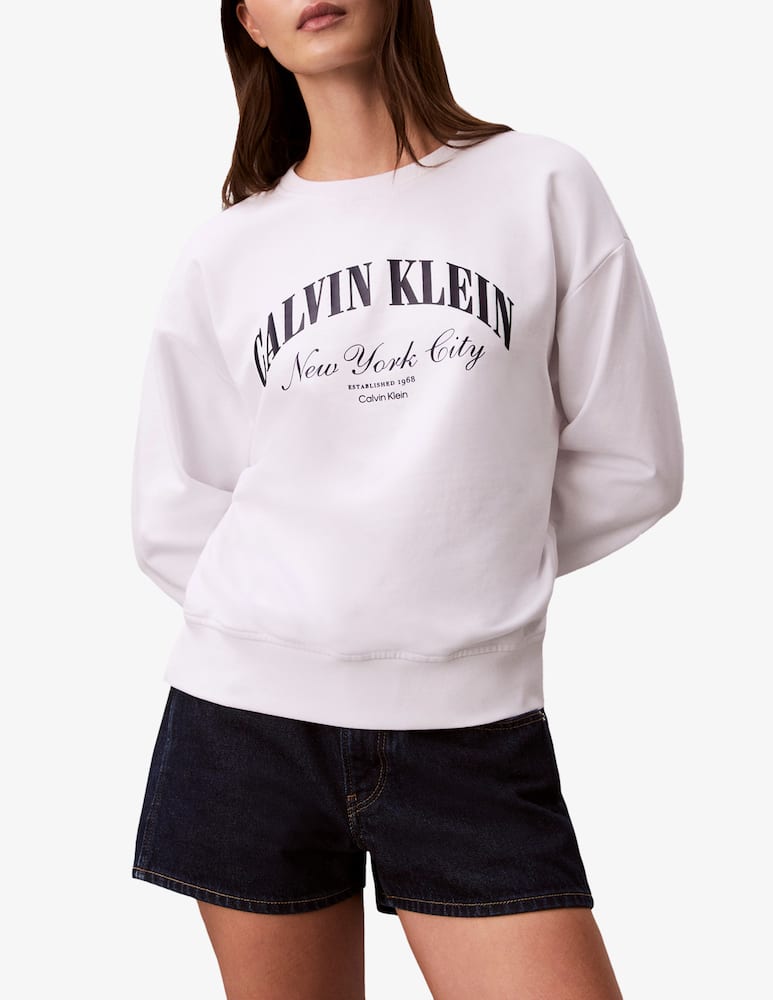Calvin Klein Jeans Felpa girocollo logo - immagine 1 Calvin Klein Jeans Felpa girocollo logo - immagine 1