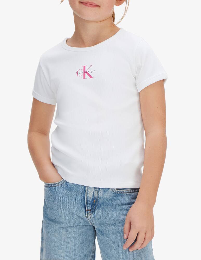 Calvin Klein T-shirt monologo Klein - immagine 2 Calvin Klein T-shirt monologo Klein - immagine 2