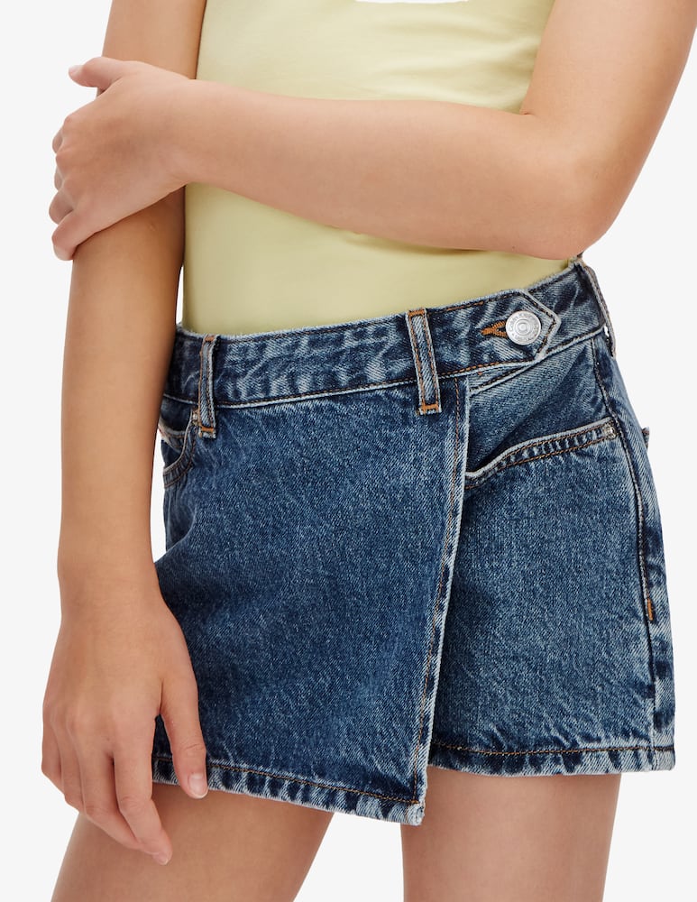 Calvin Klein Gonna pantaloncino in jeans - immagine 4 Calvin Klein Gonna pantaloncino in jeans - immagine 4