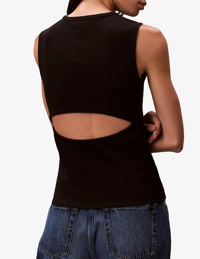 Calvin Klein Jeans Top con cut out - immagine 3 Calvin Klein Jeans Top con cut out - immagine 3