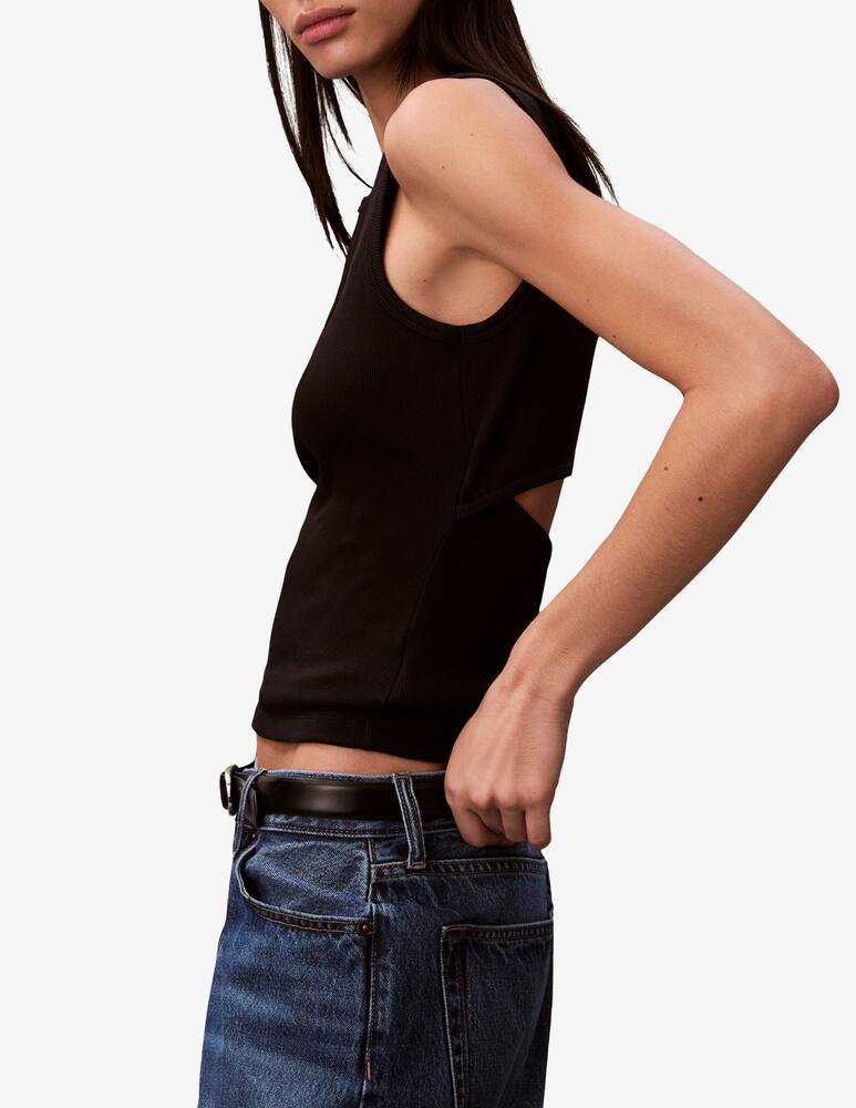 Calvin Klein Jeans Top con cut out - immagine 4 Calvin Klein Jeans Top con cut out - immagine 4