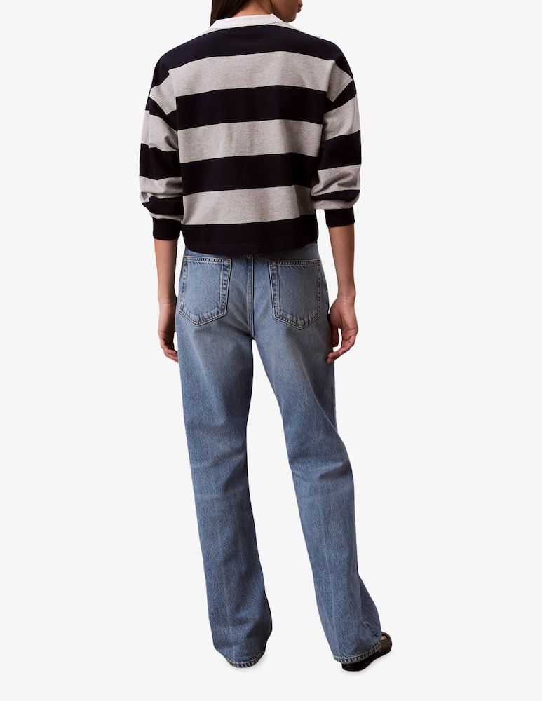 rinascente Calvin Klein Jeans Maglia Varsity henley a righe