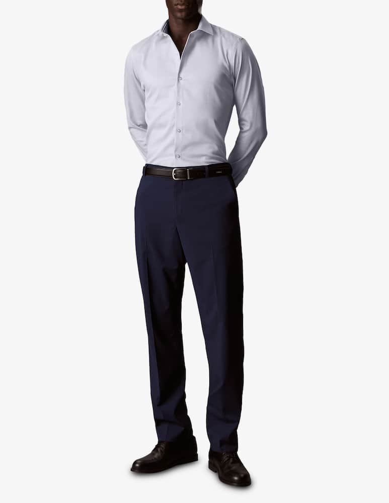 Calvin Klein Camicia slim fit stretch in cotone operato - immagine 1 Calvin Klein Camicia slim fit stretch in cotone operato - immagine 1