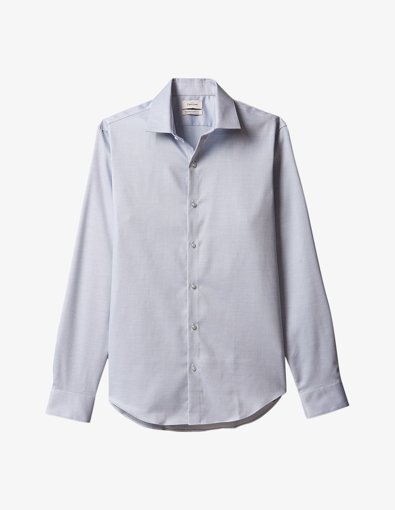 Calvin Klein Camicia slim fit stretch in cotone operato - immagine 6 Calvin Klein Camicia slim fit stretch in cotone operato - immagine 6