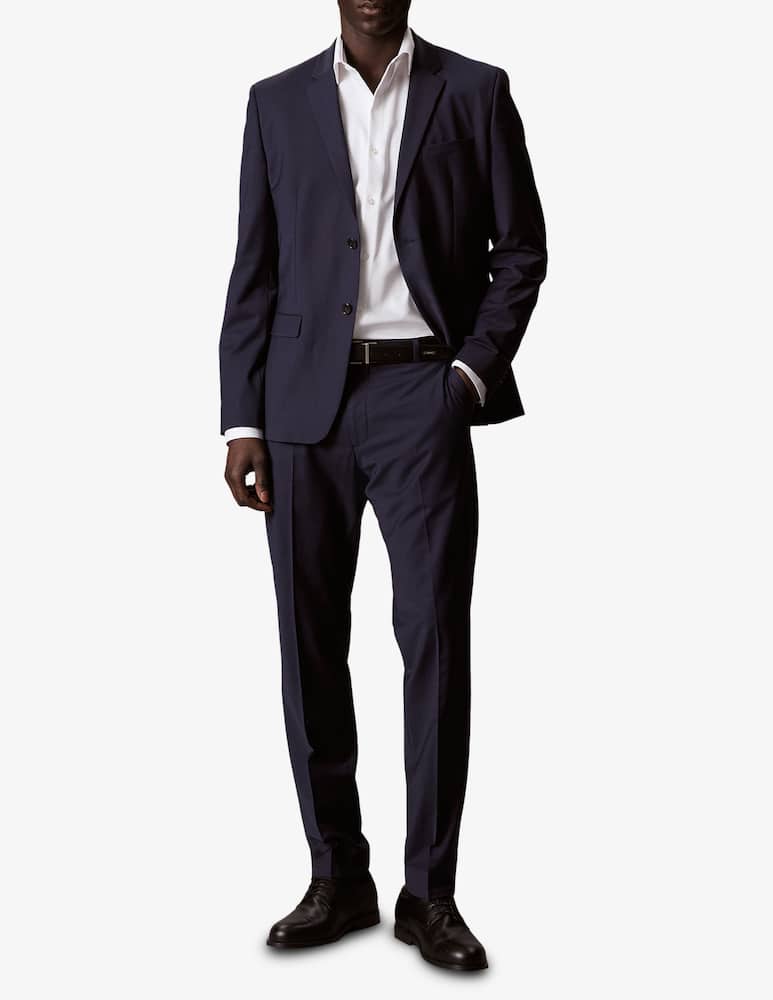 Calvin Klein Camicia slim fit stretch in cotone operato - immagine 2 Calvin Klein Camicia slim fit stretch in cotone operato - immagine 2