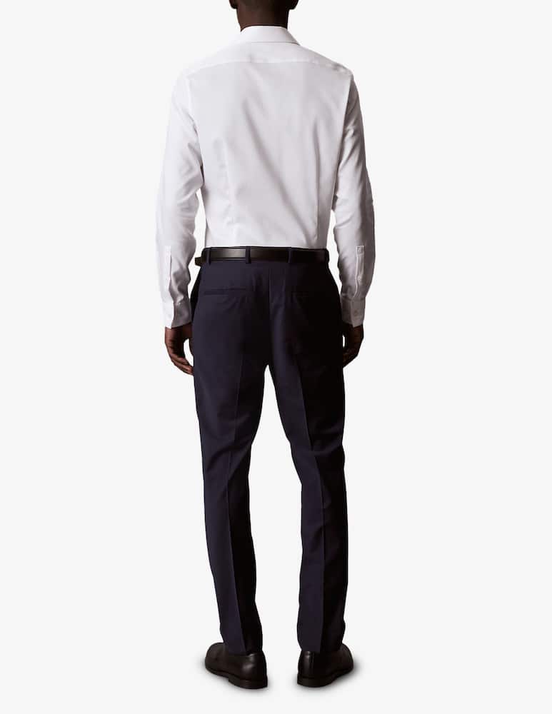 Calvin Klein Camicia slim fit stretch in cotone operato - immagine 3 Calvin Klein Camicia slim fit stretch in cotone operato - immagine 3