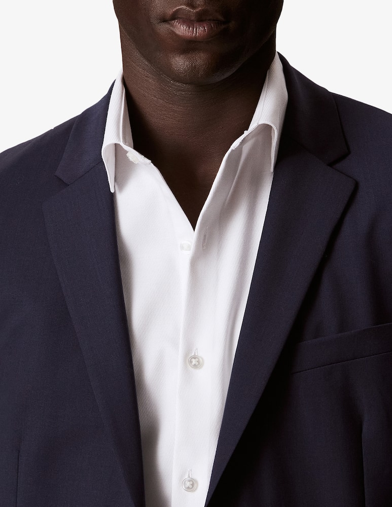 Calvin Klein Camicia slim fit stretch in cotone operato - immagine 4 Calvin Klein Camicia slim fit stretch in cotone operato - immagine 4