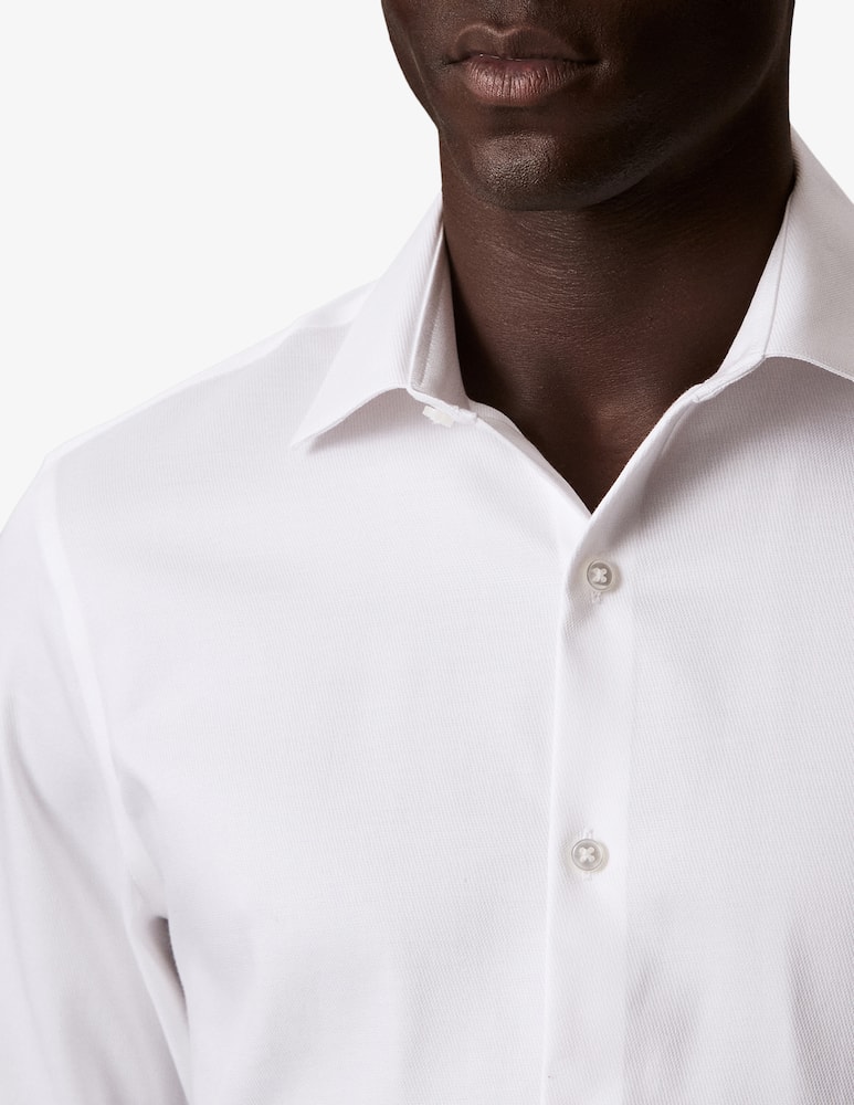 Calvin Klein Camicia slim fit stretch in cotone operato - immagine 5 Calvin Klein Camicia slim fit stretch in cotone operato - immagine 5