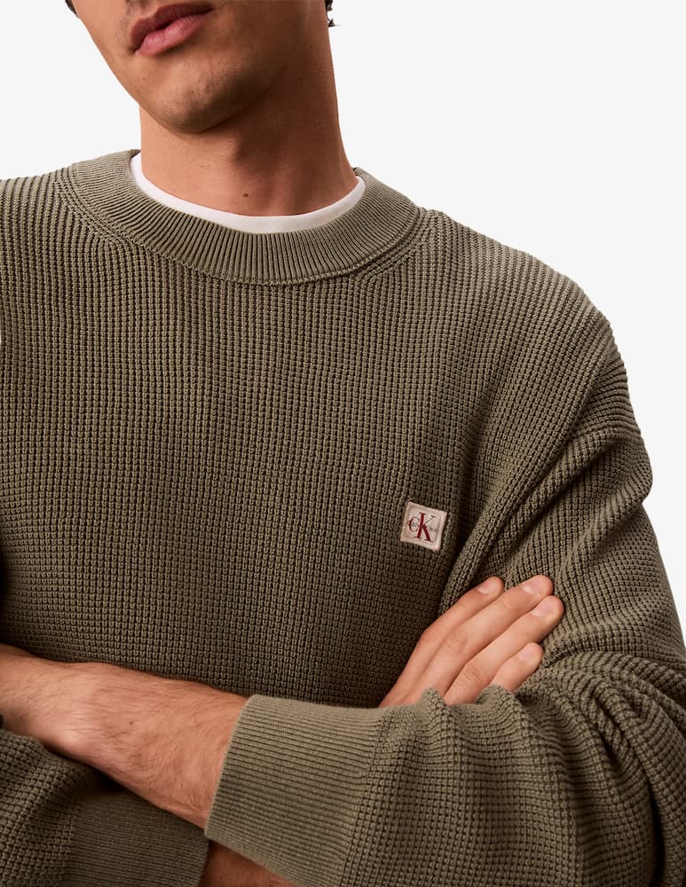 rinascente Calvin Klein Jeans Cotton waffle jumper