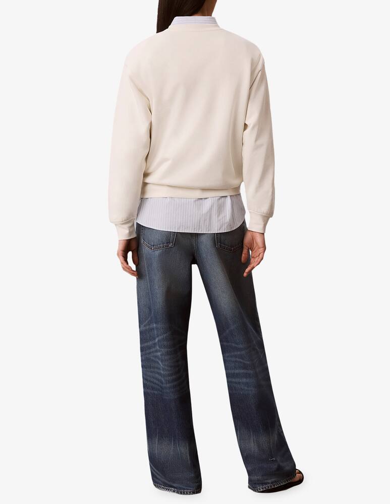 rinascente Calvin Klein Jeans Felpa girocollo con logo in cotone