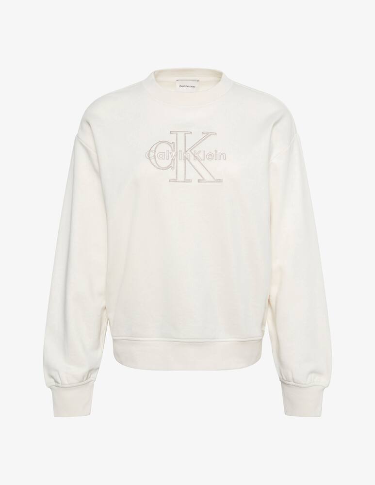 rinascente Calvin Klein Jeans Felpa girocollo con logo in cotone