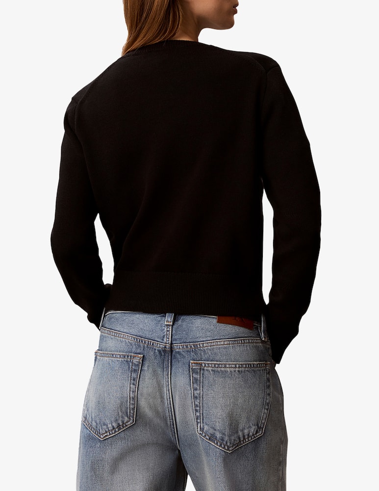 Calvin Klein Jeans Maglione in cotone con logo - immagine 3 Calvin Klein Jeans Maglione in cotone con logo - immagine 3