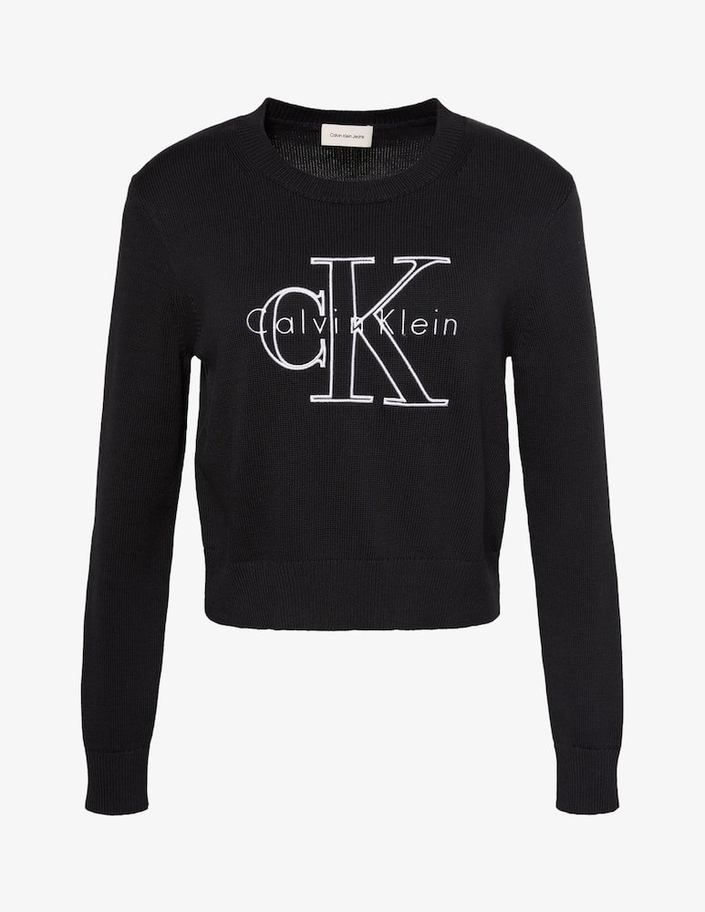 Calvin Klein Jeans Maglione in cotone con logo - immagine 5 Calvin Klein Jeans Maglione in cotone con logo - immagine 5