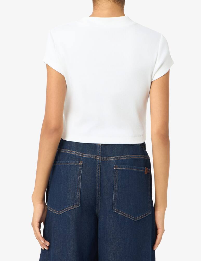 rinascente Calvin Klein Jeans T-shirt crop con logo