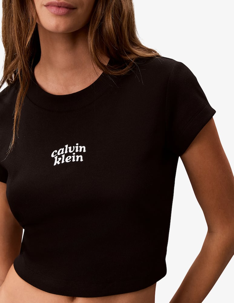 rinascente Calvin Klein Jeans T-shirt baby con logo