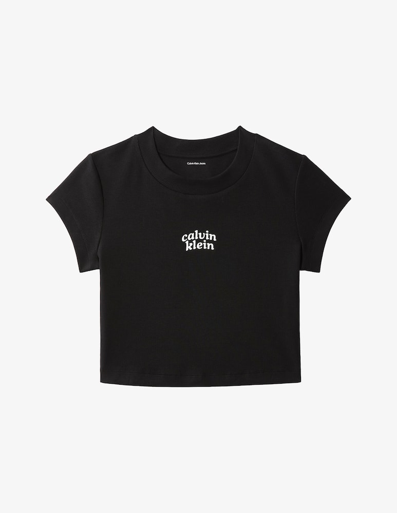 Calvin Klein Jeans T-shirt baby con logo - immagine 5 Calvin Klein Jeans T-shirt baby con logo - immagine 5