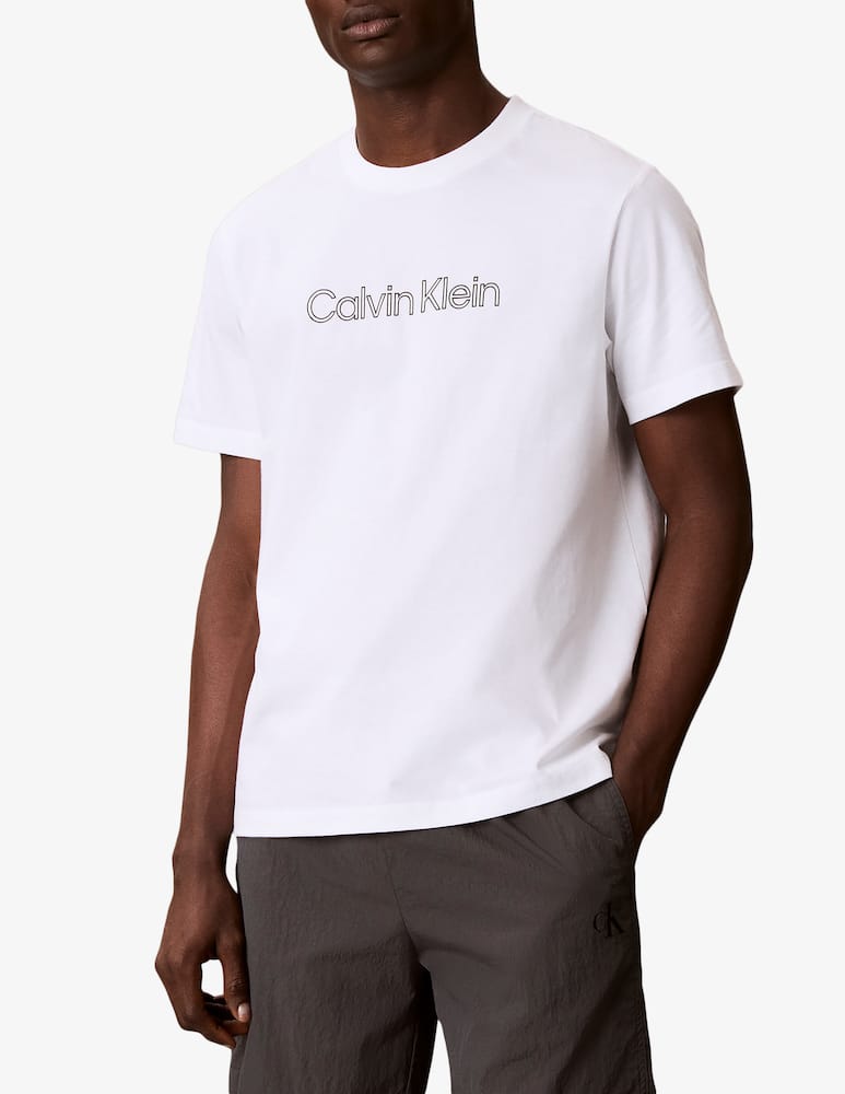 Calvin Klein Jeans T-shirt logo frontale - immagine 1 Calvin Klein Jeans T-shirt logo frontale - immagine 1