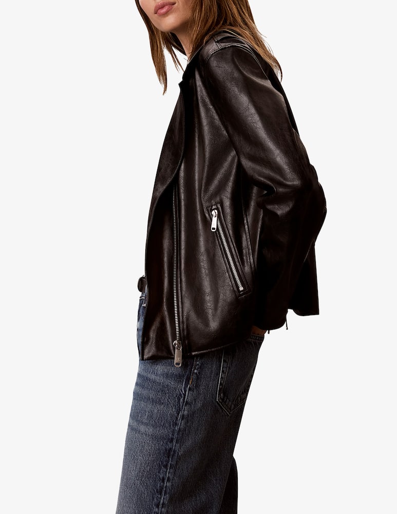 rinascente Calvin Klein Jeans Giacca moto in finta pelle