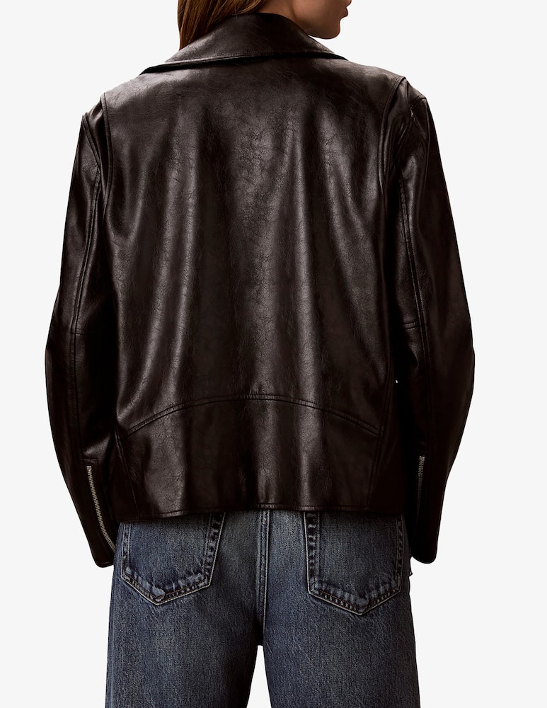 rinascente Calvin Klein Jeans Giacca moto in finta pelle