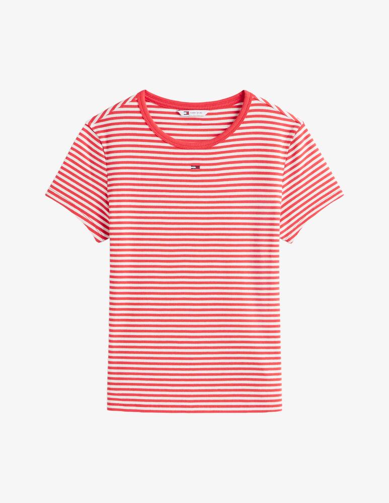 rinascente Tommy Jeans Striped ribbed t-shirt