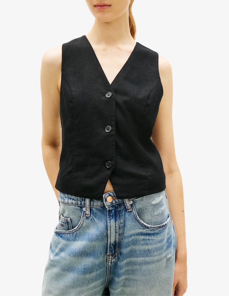 rinascente Tommy Jeans Gilet in lino