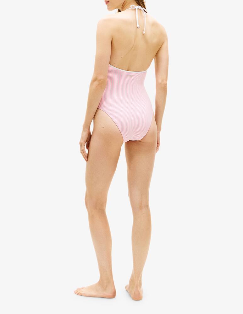 rinascente Tommy Hilfiger Halter embroidered swimsuit