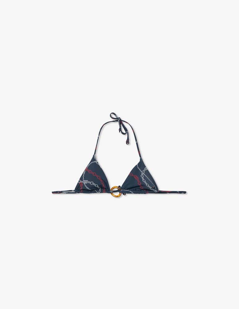 rinascente Tommy Hilfiger Top bikini triangolo con anello