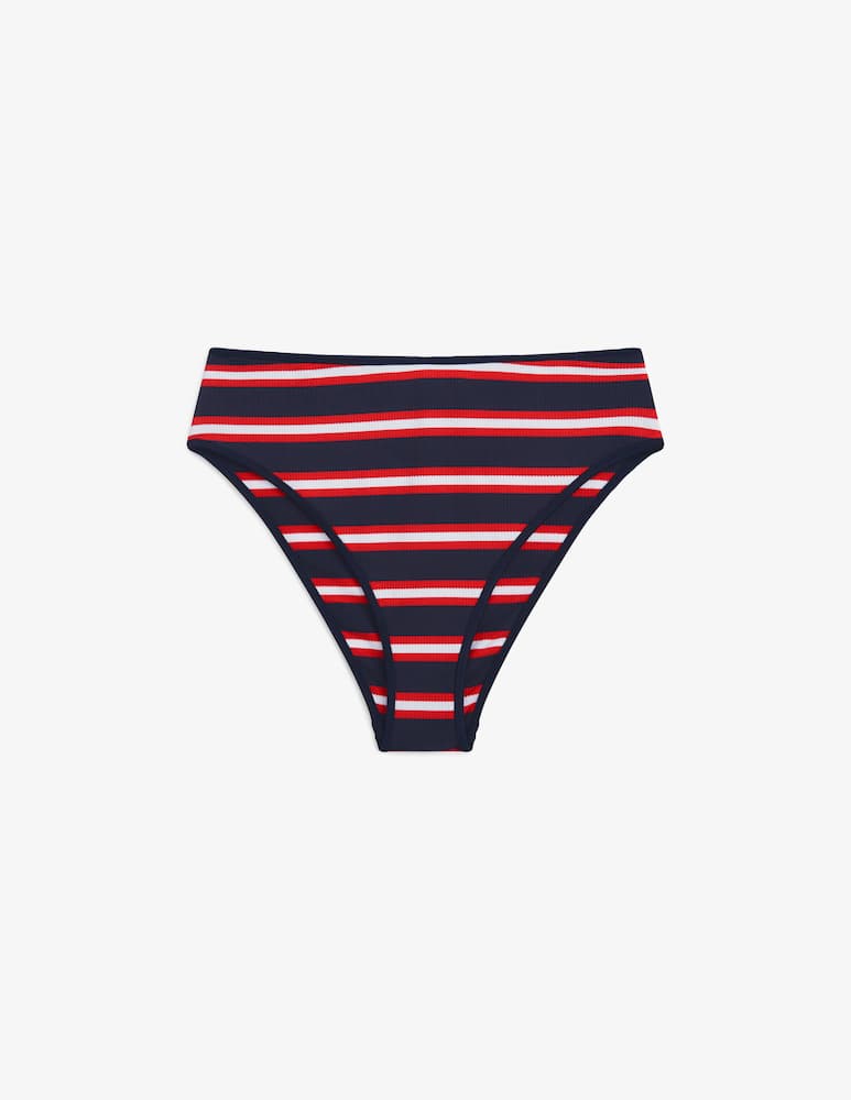 rinascente Tommy Hilfiger Striped high waist bikini