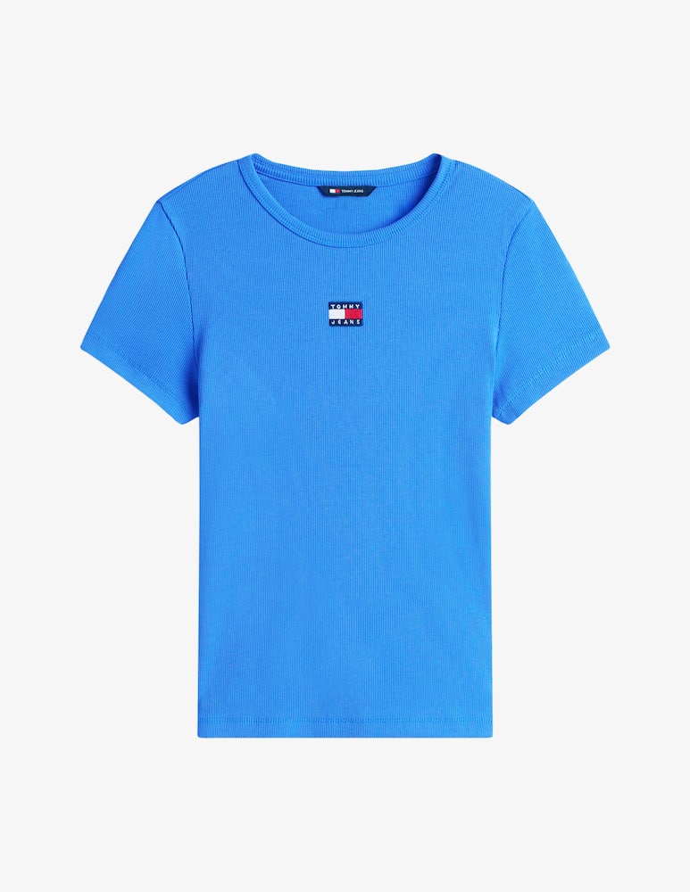 rinascente Tommy Jeans T-shirt slim badge rib