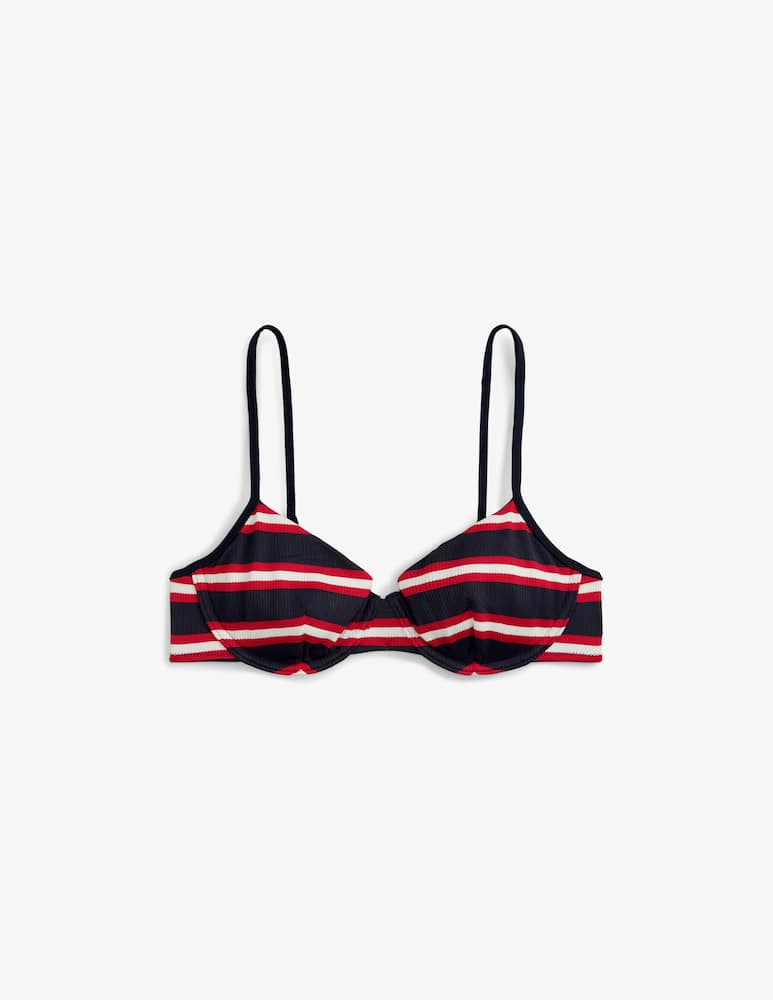 rinascente Tommy Hilfiger Striped bikini top