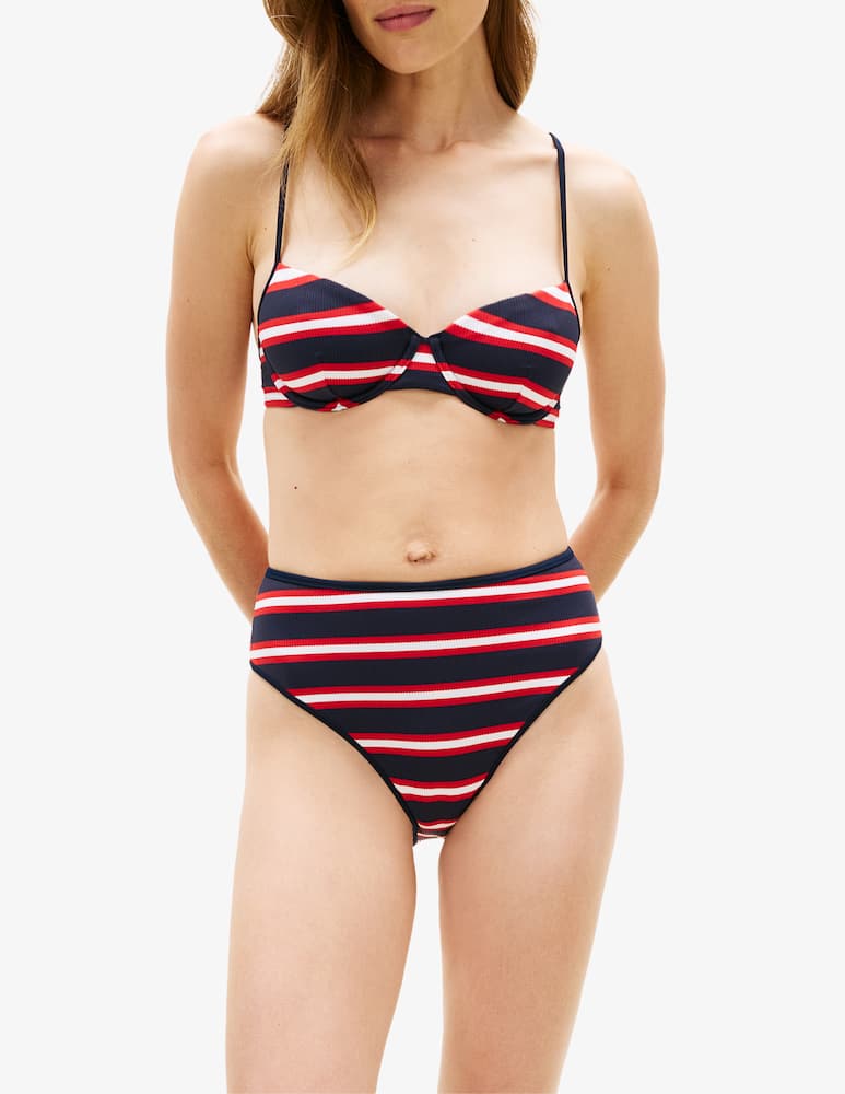 rinascente Tommy Hilfiger Striped bikini top