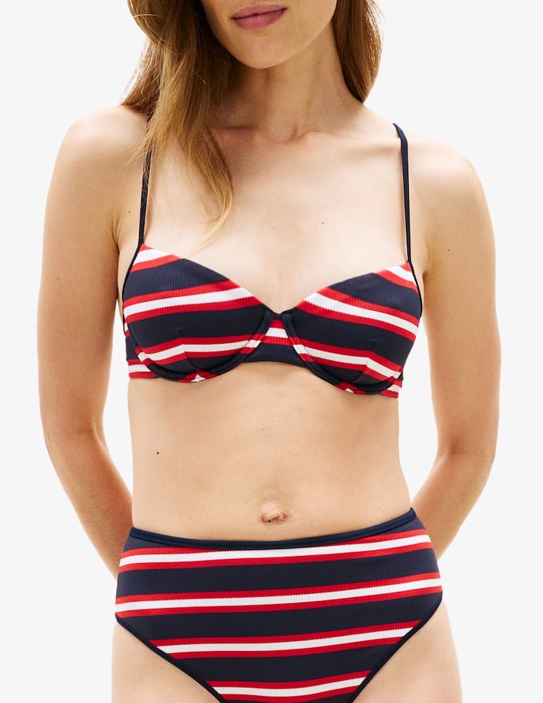 rinascente Tommy Hilfiger Striped bikini top