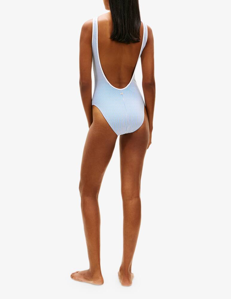 rinascente Tommy Hilfiger Scoop back embroidered swimsuit