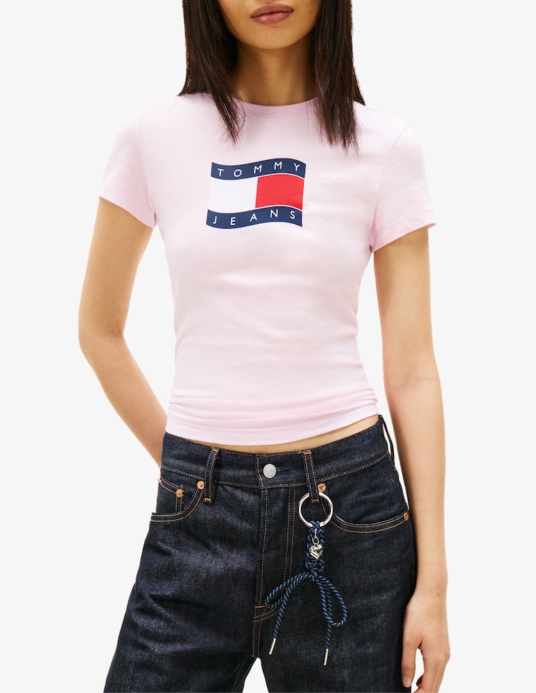 rinascente Tommy Jeans Flag print t-shirt