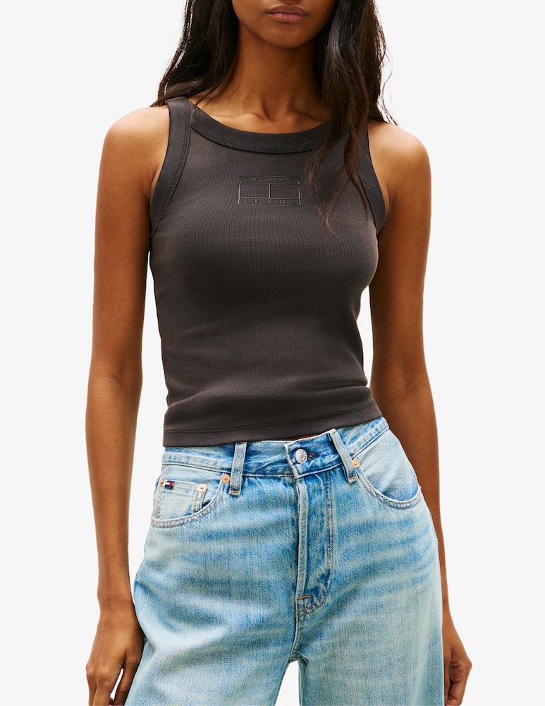 rinascente Tommy Jeans Canotta slim fit flag