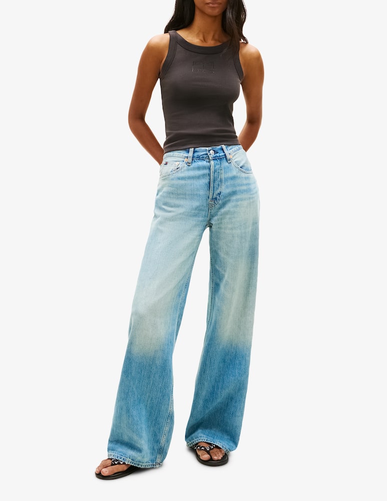 rinascente Tommy Jeans Canotta slim fit flag