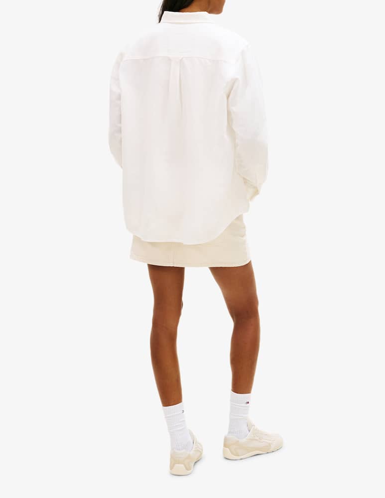 rinascente Tommy Jeans Linen relaxed shirt