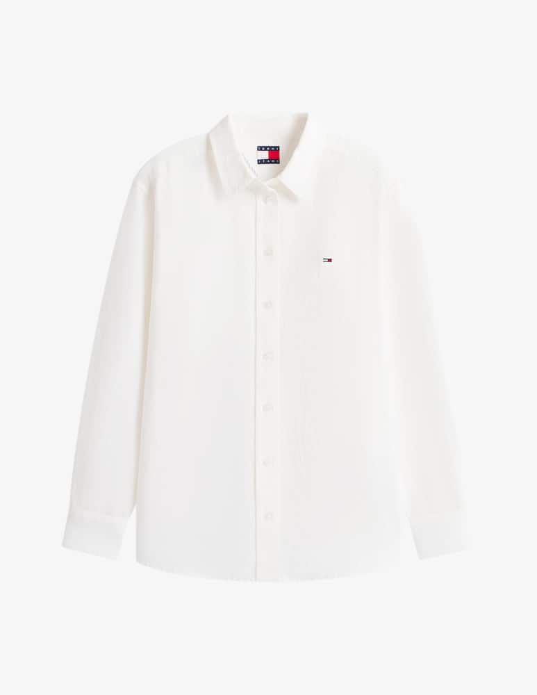 rinascente Tommy Jeans Linen relaxed shirt