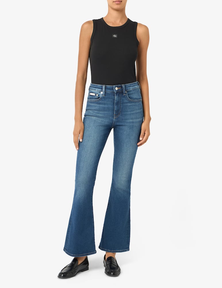 Calvin Klein Jeans Jeans flare a vita alta Midtown - immagine 2