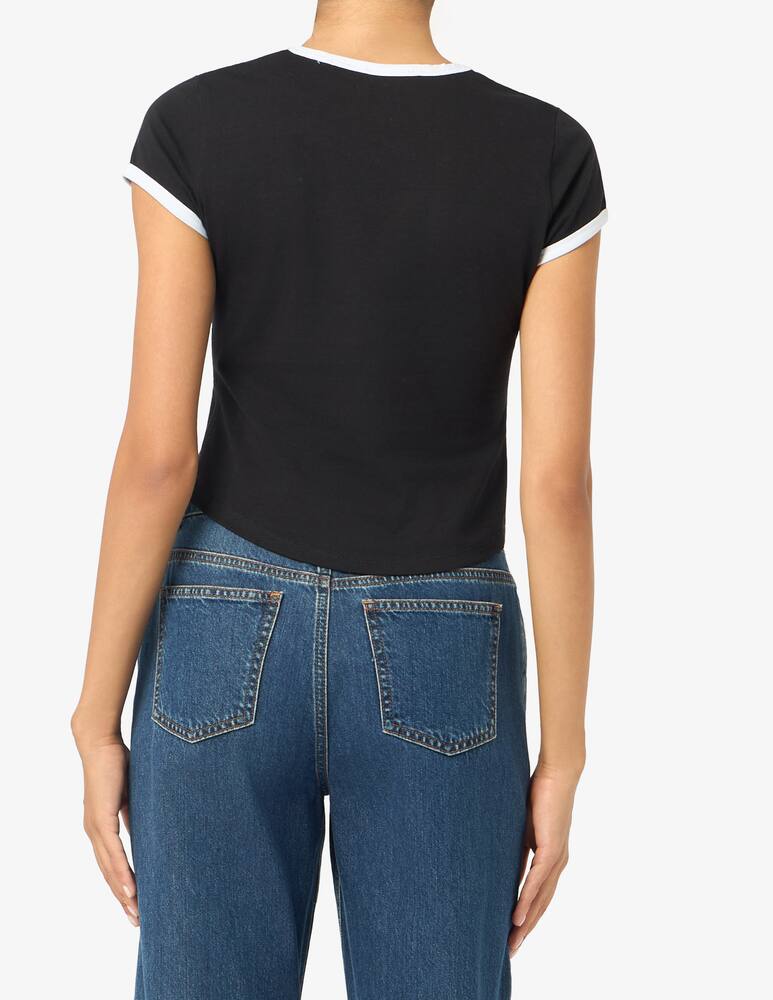 rinascente Calvin Klein Jeans T-shirt con logo e scollo ampio