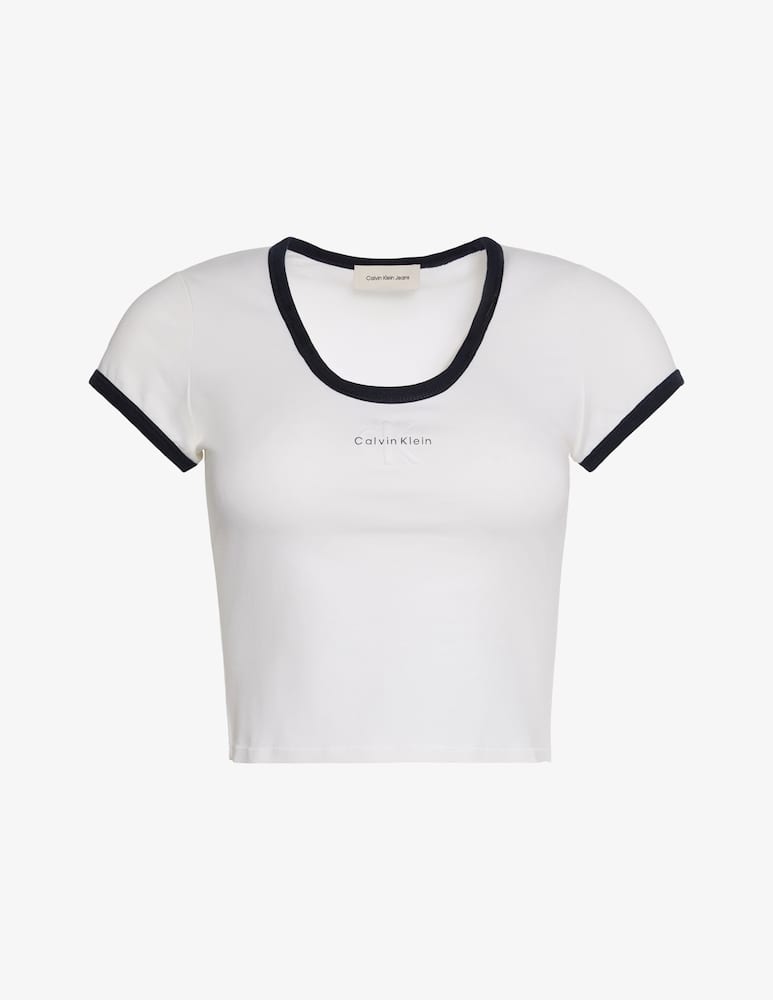 rinascente Calvin Klein Jeans Logo scoop neck t-shirt